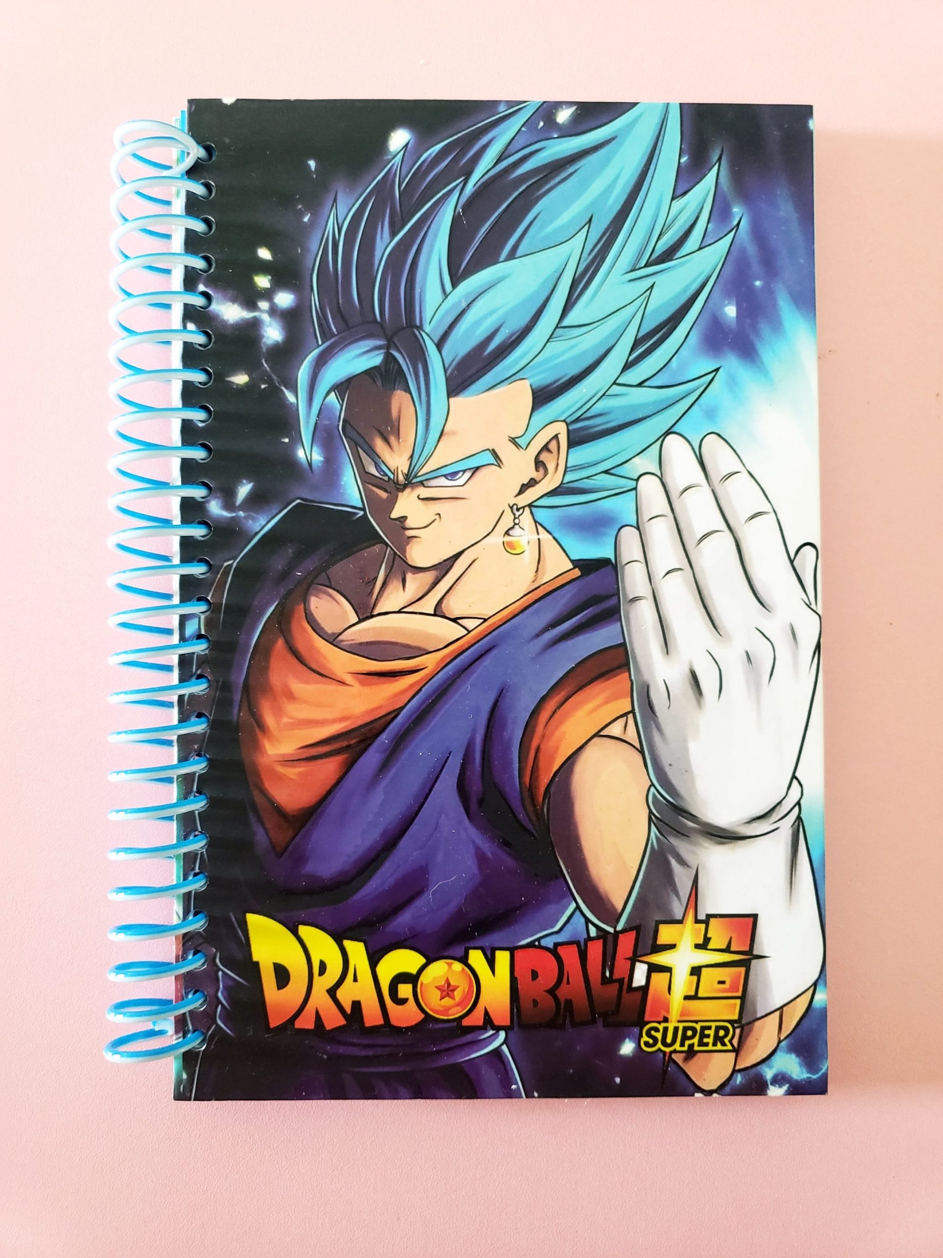 Libreta Pasta Dura Tamaño Frances Vegetto Blue Dragon Ball Membretada Cuadro Chico - Cute Shop Libreta Pasta Dura Tamaño Frances Vegetto Blue Dragon Ball Membretada Cuadro Chico - Cute Shop