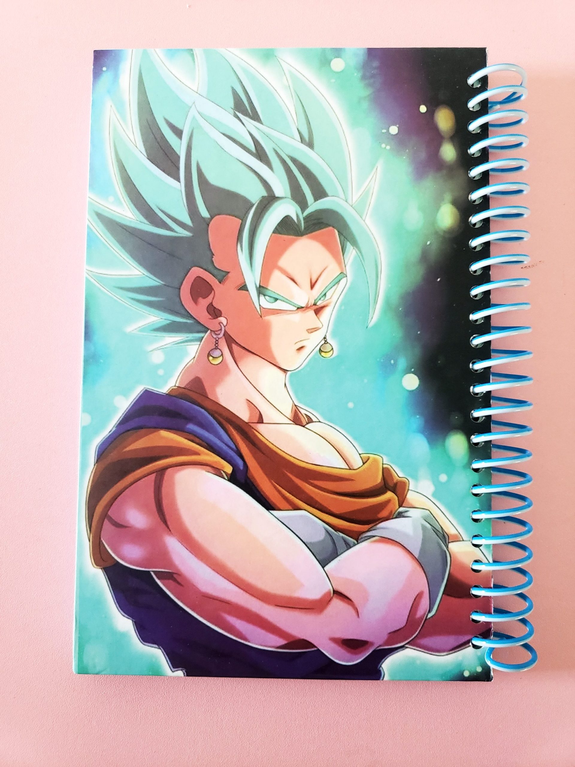 Libreta Pasta Dura Tamaño Frances Vegetto Blue Dragon Ball Membretada Cuadro Chico - Cute Shop Libreta Pasta Dura Tamaño Frances Vegetto Blue Dragon Ball Membretada Cuadro Chico - Cute Shop