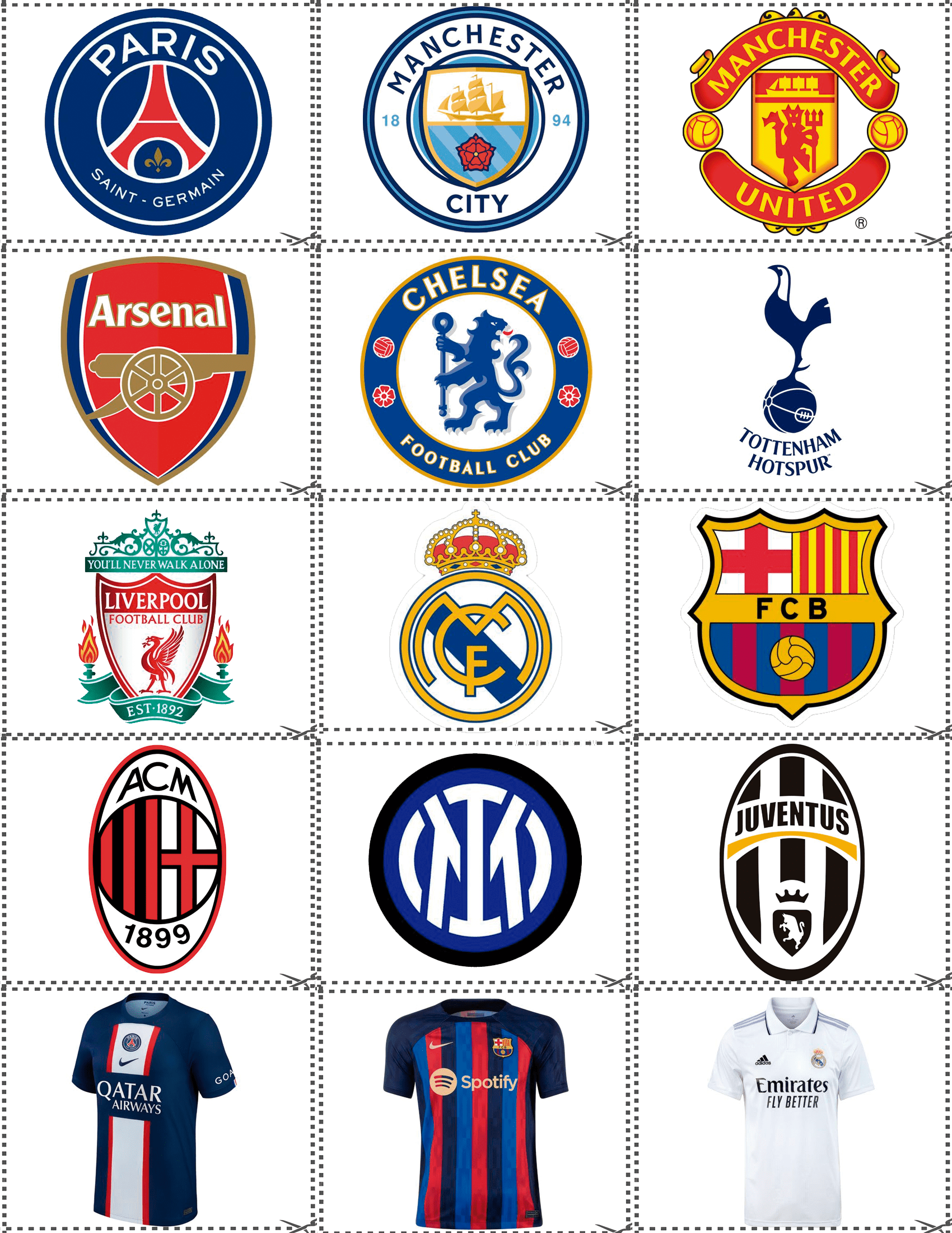 Sticker Calcomanias Escudos Futbol Internacional Estampas Decorativas  Tamaño Carta - Cute Shop