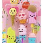 Blister con 6 Borradores Gomas de Helados