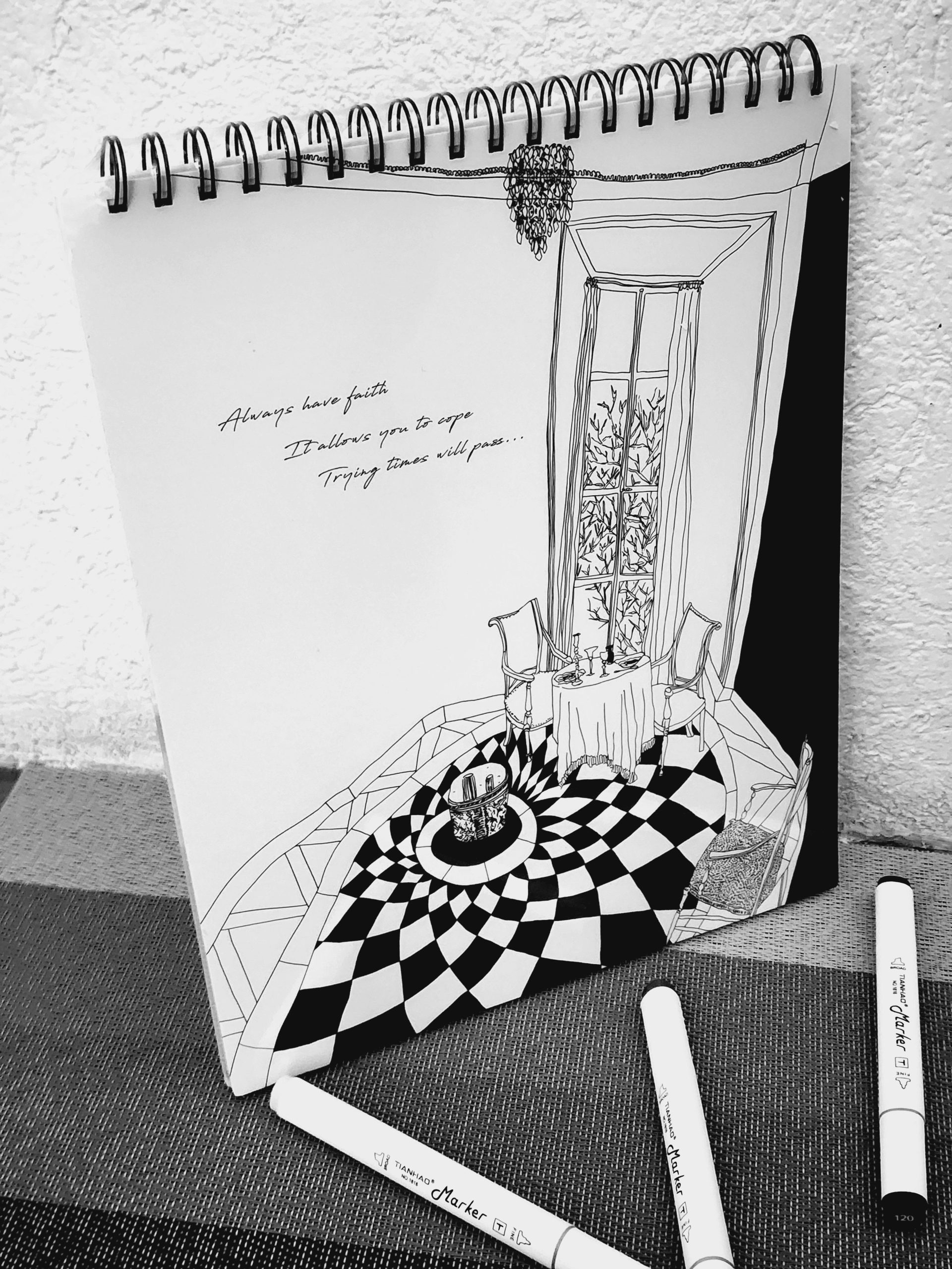 SketchBook Libreta Para Dibujo Hoja Blanca VanGogh Mediana - Cute Shop