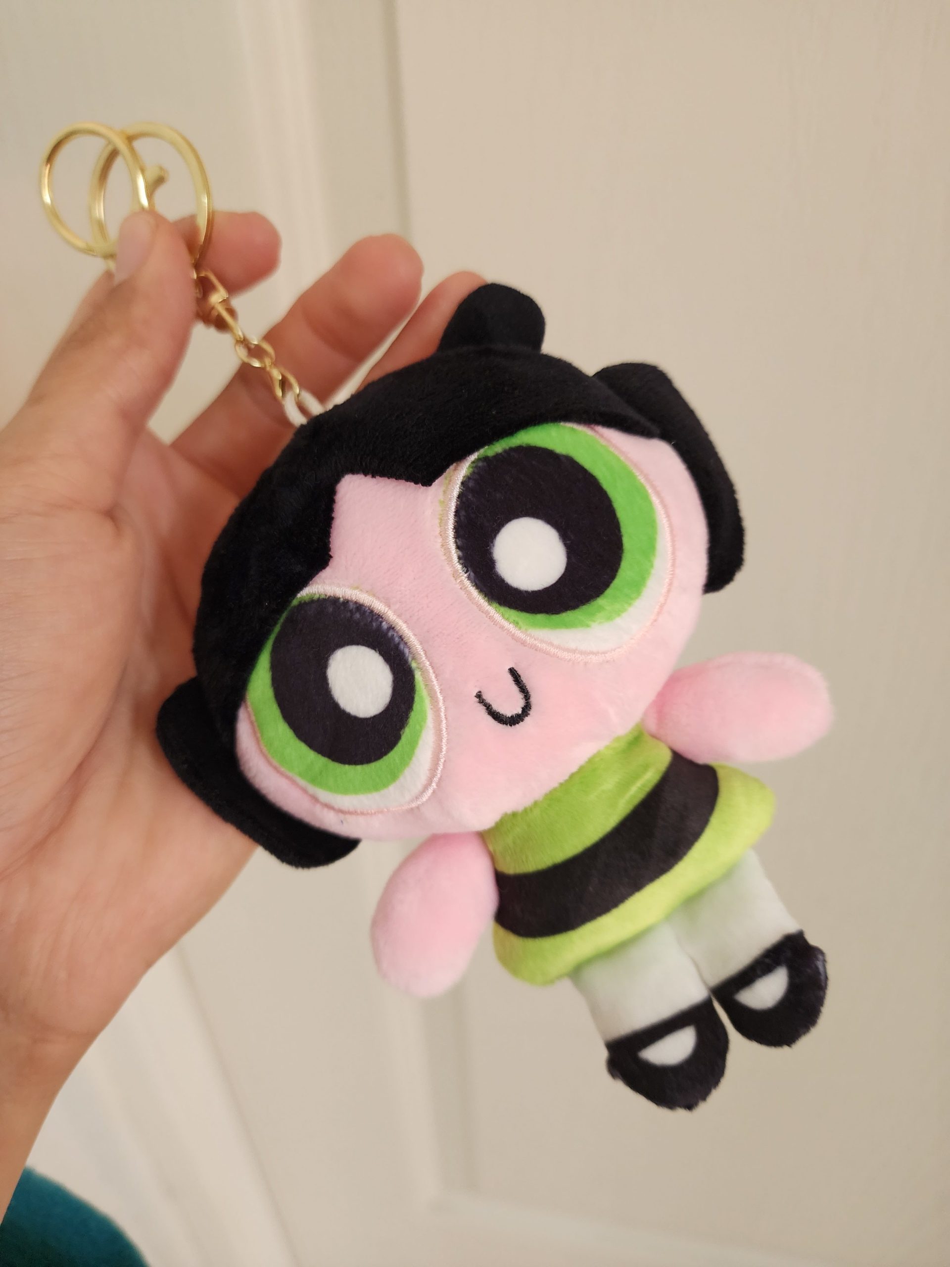 Sanrio Kuromi-Llavero De Peluche De Hello Kitty, Muñeco De Peluche De Cereza, Broche, Adornos