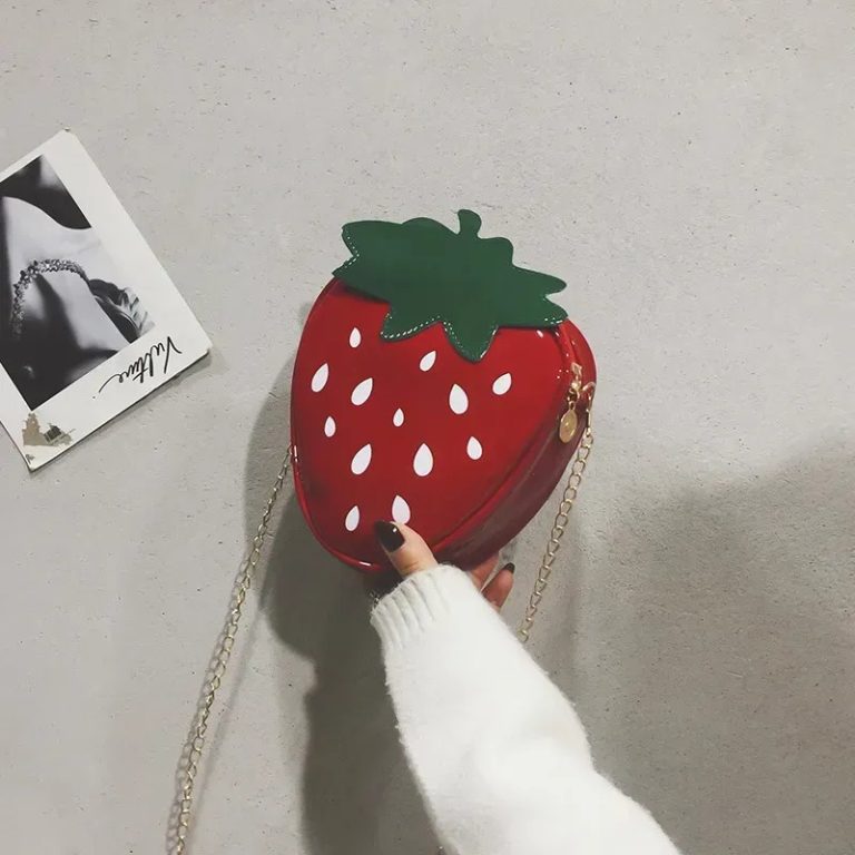 Bolso De Fresa Bolso De Fresa Con Forma De Fruta Bolso | Meses Sin Interés
