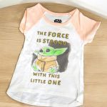 Playera para Niña de Baby Yoda The Force