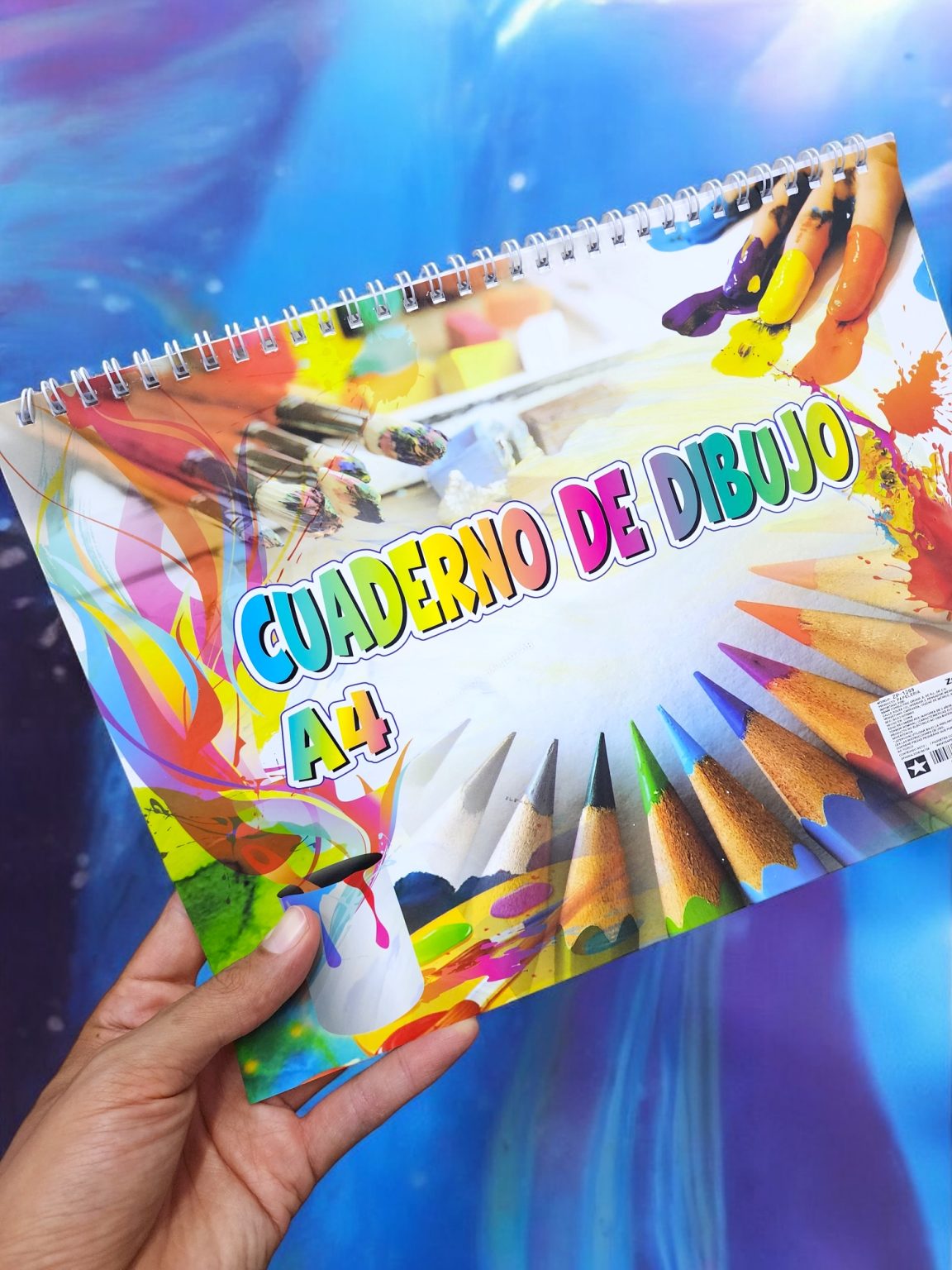 Bloc De Dibujo Artístico A4/A5, 15 Hojas De Papel De Acuarela, Cuaderno Para Pintar, Dibujar Y Creatividad