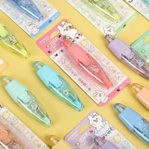 Corrector en Cinta Decorativa Conejitos Kawaii