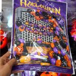 Pack Jumbo de Globos y Cortina Feliz Halloween Araña Purpura