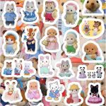 Planilla con 29 Stickers Cortados con Laser Ternurines 2.0