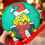 Bolsa Crossbody En forma Circular diseño Grinch