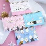 Planeador Semanal con Espiral Kawaii Modelo Gato DM-56124