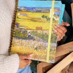 Libreta Profesional Pasta Dura 200 Hojas Cuadro Grande Vangogh A1201-2