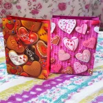 Bolsa de Regalo San Valentin Corazones 3D Grande