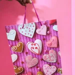 Bolsa de Regalo Corazones 3D Mediana