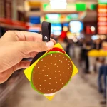 Monedero Food con Correa en Forma de Hamburguesa