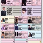 Planilla con 25 Etiquetas Escolares de Materias Tamaño Carta BTS