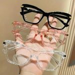 Lentes Transparentes Diseño Geometrico