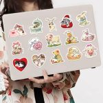 Pack con 50 Stickers de Animalitos Pink Cute
