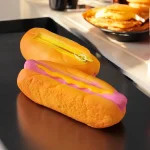 Monedero Artesanal con Diseño de Hot Dog