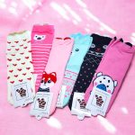 Calceta Loca 2/4 Unisex Unitalla Diseños Kawaii