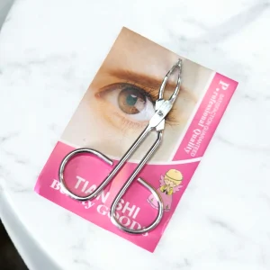 Pinza para Cejas Plateada