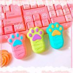 Borrador en Forma de Garrita Gato Cute Qihao