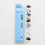 Stick Marker Notas Adhesivas Pinguino y Foca Azul