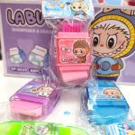 Sacapuntas con Borrador y Escopetilla Labubu