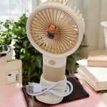 Ventilador Personal Capibara con Base- Stickers y Cargador