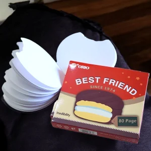 Libreta de Bolsillo con 80 Hojas en forma de Galleta con Aroma Best Friend