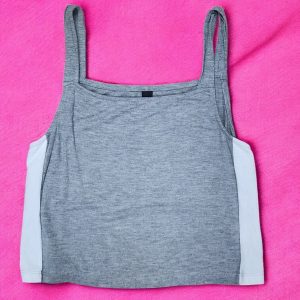 Blusa Tirantes Gris Dama Talla- L
