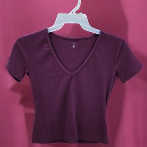 Blusa para Dama Básica Guinda