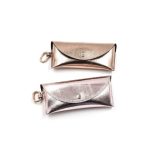 Estuche de Lentes con Gancho Colores Dorados