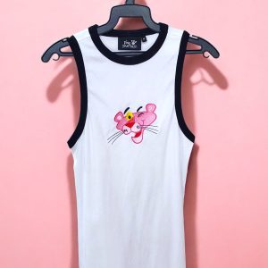 Blusa Sin Mangas Pantera Rosa Talla-M