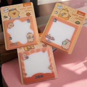 Block de Notas Transparentes Diseño Capibara