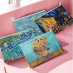 Folder Plastificado Tamaño Oficio de Cierre Modelo: Van Gogh