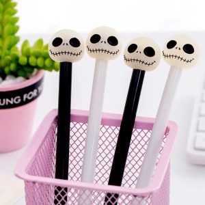 Pluma Punto Fino en Gel Jack Skellington