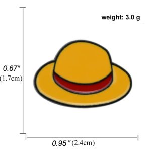 Pin Metalico One Piece Sombrero de Paja