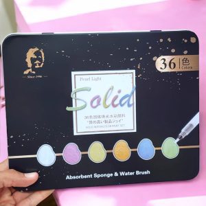 Set de Acuarelas con 36 Colores Solid
