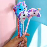 Pluma Unicornio Peluche Afelpado
