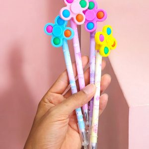 Pluma Punto Fino en Gel Reguilete Pop It Sanrio