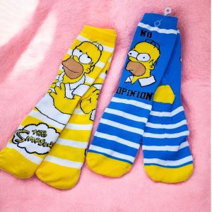 Calceta Loca 3/4 Unisex Unitalla Homero