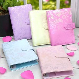 Carpeta Organigastos Flores Planner Impermeable