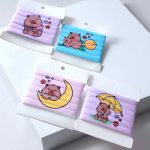 Set de 6 Ligas Licra Diseño Capibara
