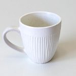 Taza de Ceramica Detalles a Rayas Jaspeada Minimalista
