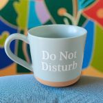 Taza de Ceramica Verde Menta Do Not Disturb