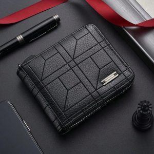 Cartera Billetera Negra Shabili