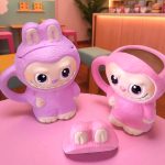 Taza de Ceramica Figura Labubu con Tapa