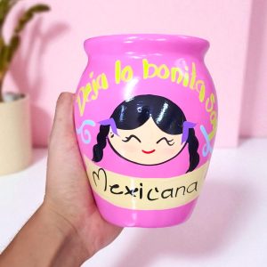 Cantarito de Ceramica Diseños Mexicano