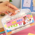 Estuche con 12 marcadores de Acrilico Jiawei Unicorn
