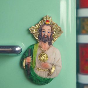 Imán de Ceramica San Juditas Tadeo 8 cm